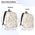 thumbnail image 4 of Daiia Air Balloon and Flower Vintage Canvas Backpack for Men and Women ,Hiking Backpack,Travel Laptop Bag for School,Large Capacity Backpack, 4 of 8