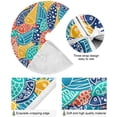 thumbnail image 2 of FMSHPON Colorful Fish Xmas Christmas Tree Skirt Stand Mat for Holiday Party Decoration Indoor Outdoor 48 inches, 2 of 6