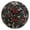 BlacK, variant on YAZAOO Decorative Wall Clock Size:25cm Gothic Romance Design Pattern Clock