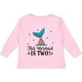 thumbnail image 3 of Inktastic Mermaid 2nd Birthday 2 Year Old Girls Long Sleeve Toddler T-Shirt, 3 of 5