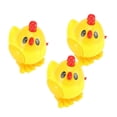 thumbnail image 3 of 3 piezas juguete de cuerda con forma de pollito de plástico, 3 of 3
