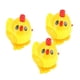 thumbnail image 3 of 3 piezas juguete de cuerda con forma de pollito de plástico, 3 of 3