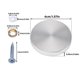 thumbnail image 3 of 40pcs Decorative Screw Caps Steel Rustproof Screw Covers Upgrades for Mirror Installation & Home Improvement Projects rose gold, 3 of 5