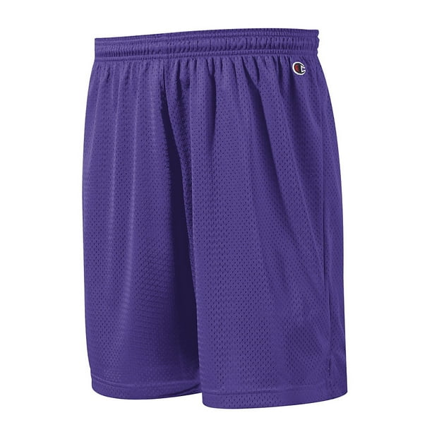 champion athletics purple shorts