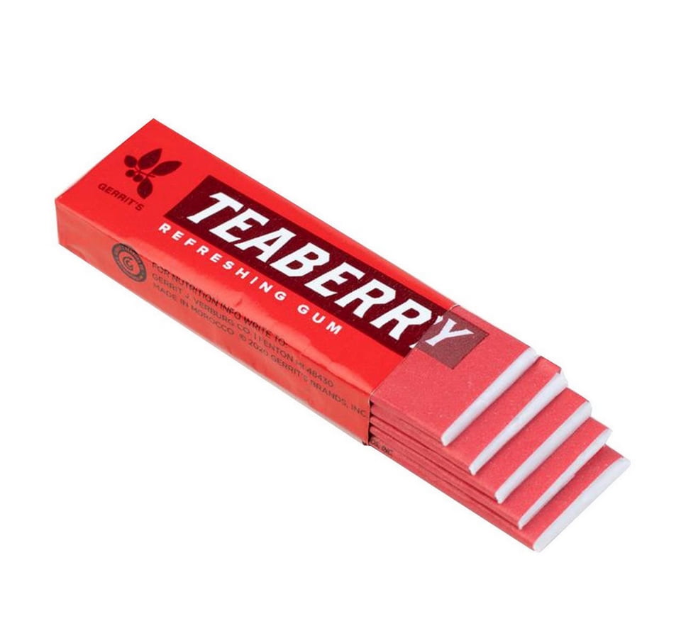 (Price/Each)Gerrit Verburg Teaberry Gum 20ct, 699985