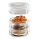 thumbnail image 4 of Funda aislante para platos de verduras, multifuncional, para sobras, para mesa de cocina, a prueba de polvo, 3 capas, 4 of 14