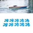 thumbnail image 1 of Loewten Plastic Propellers, 100mm Diameter 4 Blades Propeller For Mechanical Model Making For Craft, 1 of 8