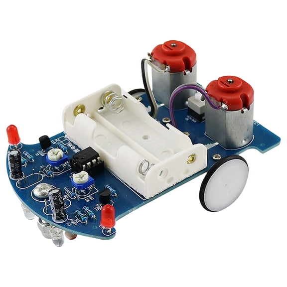 Line Following Robot Car With Real Time Sensoring Adjustment Programmable Code Duability Build
