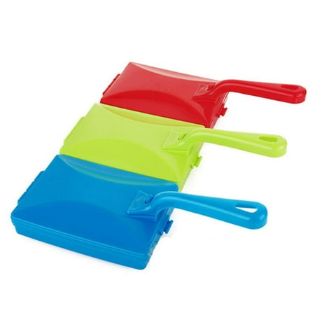 

Sweeper Carpet Table Dust Brush Dust Shavings Collector Cleaner Roller Tool 2 Brush Heads Handheld Household Cleaning Accessories