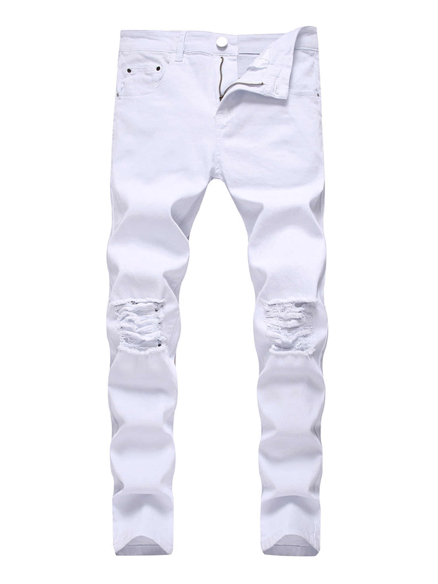 Джинсы Белые Стрейч Купить