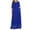 Blue, variant on gakvbuo Plus Size Maxi Dress For Women Women's Hollow Out Lace Pocket Long Dress Evening Dress Party Dress