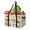 Multicolor 3, variant on CURLYOOT Honey Themed Colorful Flowers Bees Reusable Grocery Bag, Foldable Shopping Tote Bag with Reinforced Handles, Large Kitchen Grocery Bags for Shopping Groceries Picnic