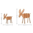 thumbnail image 2 of Raindrops Door Decoration Deer Elk Props Khaki 1 Piece 3.9 x 3.5 x 0.4in, 2 of 8