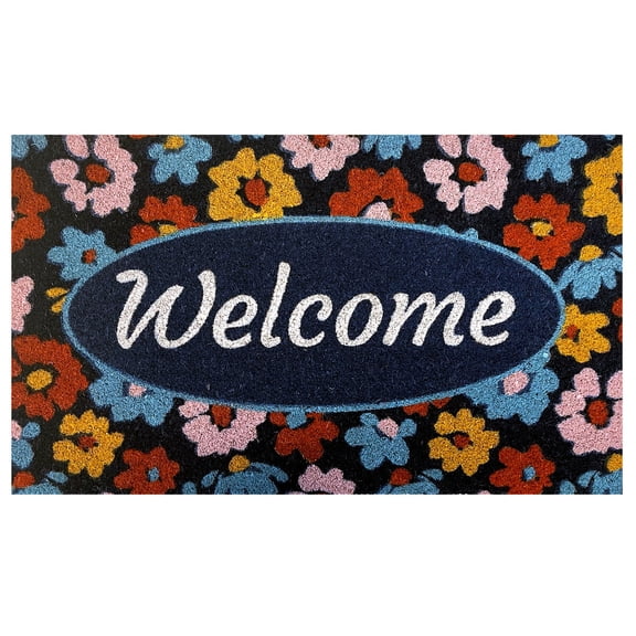 Briarwood Lane Spring Coir Doormat 30x18 Welcome Floral For Spring Coir Doormat
