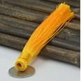 thumbnail image 6 of U8MO 2pcs 12cm Key Chian Pendants Ice Silk Tassel Trim Craft Keyring Jewelry Making-9# earthy yellow, 6 of 8