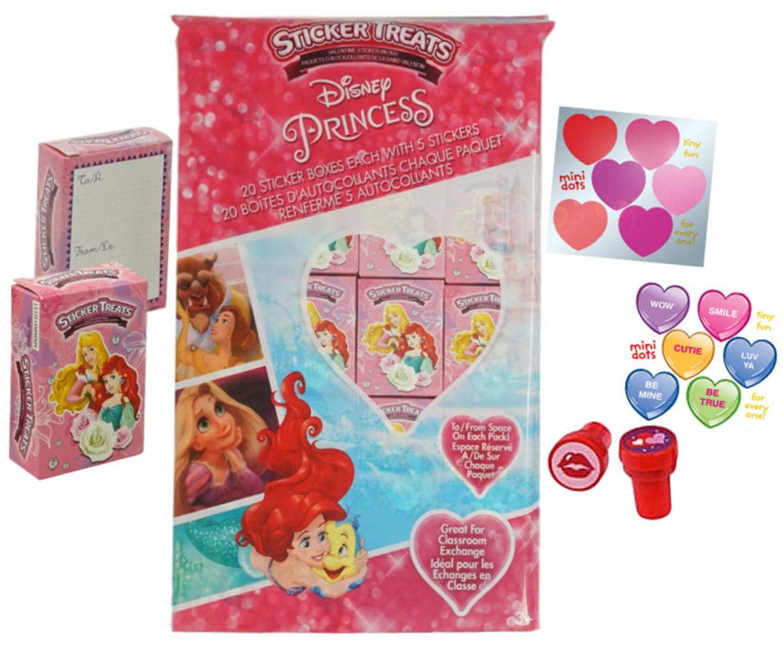 DISNEY CUTIES STAMPER RINGS 1/" BAG OF 100 PCS NEW