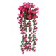 thumbnail image 1 of Flores artificiales, flores falsas, ramos de rosas simuladas, cestas colgantes de pared con flores simuladas, paisajismo decorativo, flores artificiales, flores de ratán para decoración del hogar, ros, 1 of 5