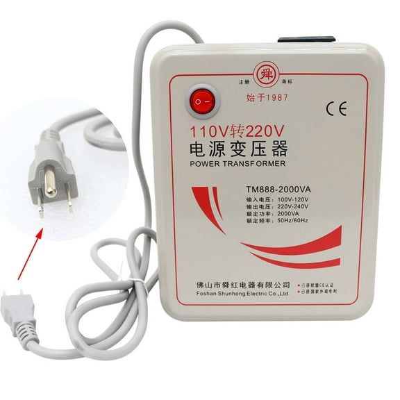 Adapter Transformer 1500W-2000W Voltage Converter 110V Convert to 220V