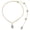 Gold, variant on Rhinestones Back Chain Necklace for Backless Dress Bridal Wedding Backdrop Chain Body Jewelry Crystal Necklace for Women