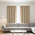 thumbnail image 3 of Curtains For Bedroom Thermal Insulated Energy Saving & Noise Reducing Curtains For Living Room/Kitchen Insulated Curtains 96 Length Cold Curtains Curtain Long Thermal Drapes Curtain Room Curtains, 3 of 3