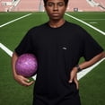 thumbnail image 3 of Advancent Balón de voleibol apropiado para juegos de playa y entrenamiento en gimnasio - Balón de voleibol impermeable y liviano tamaño 5 Deportes y aire libre morado 5, 3 of 6