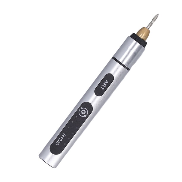 Pluma amoladora eléctrica, Mini pluma amoladora, Mini herramienta rotativa inalámbrica recargable, pluma de molienda de velocidades, construcción robusta