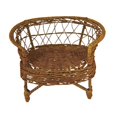 thumbnail image 3 of Silla de Mimbre para Casa de Muñecas, Adornos Artesanales en Miniatura, Accesorios para Muebles, Mini Silla de Jardín de Juguete Simulado para Paisaje, 3 of 8