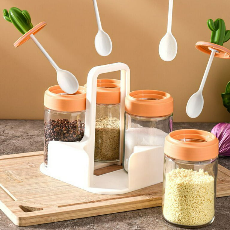 CreativeArrowy Spice Bottles Cactus Cooking Tools Kitchen Utensils