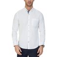 thumbnail image 1 of Nautica Oxford - Camisa con botones para hombre, color blanco, pequeño, 1 of 1