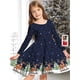 thumbnail image 3 of Vestido de moda con estampado completo de ciervos navideños y otoño para niñas, pijamas de Año Nuevo, trajes casuales de fiesta, ropa para niños de 2 a 6 años, 3 of 5