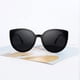 thumbnail image 5 of Gafas de sol retro para hombre y mujer, gafas de sol sencillas con montura grande, 5 of 6