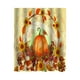thumbnail image 2 of Bathing Curtain Pumpkin Maple Leaf Bathroom Water Proofing Punching Proof Curtain Partition Door Curtain Shower Curtain, 2 of 6