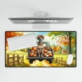 thumbnail image 4 of Hello Fall Autumn Wreath Great Dane Pumpkins Pickup Truck Desk Mat Full Keyboard Mouse Pad Danes Dog Lover Gifts Large Mousepad - 13011, 4 of 5