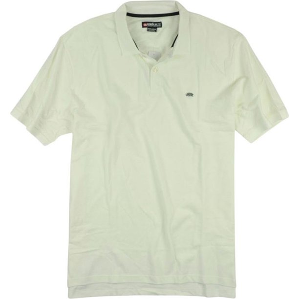 Ecko Unltd. Polo de rugby de color sólido Wallburner para hombre, blanco, XXX-Large