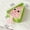 Green, variant on Triangular Reusable Popsicle Mold with Wooden Sticks - Safe PVC-Free Ice Pop Maker for Summer Fun