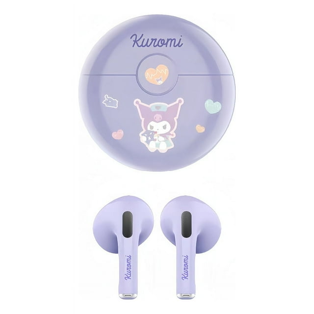 Miniso Sanrio Yp-19 Auriculares Inalámbricos Intrauditivos Color Kuromi