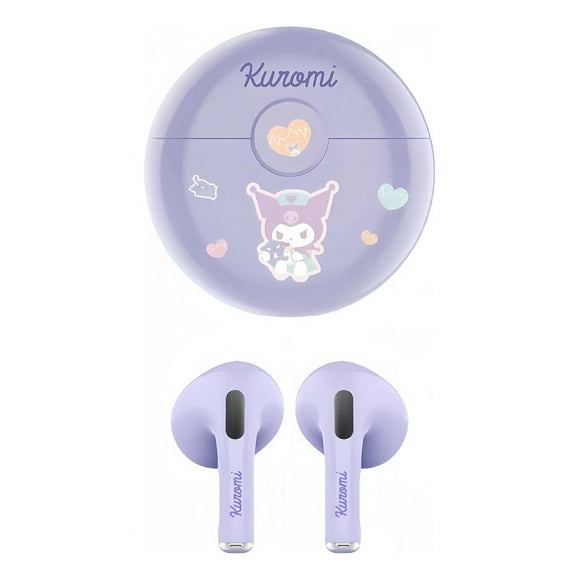 Miniso Sanrio Yp-19 Auriculares Inalámbricos Intrauditivos Color Kuromi