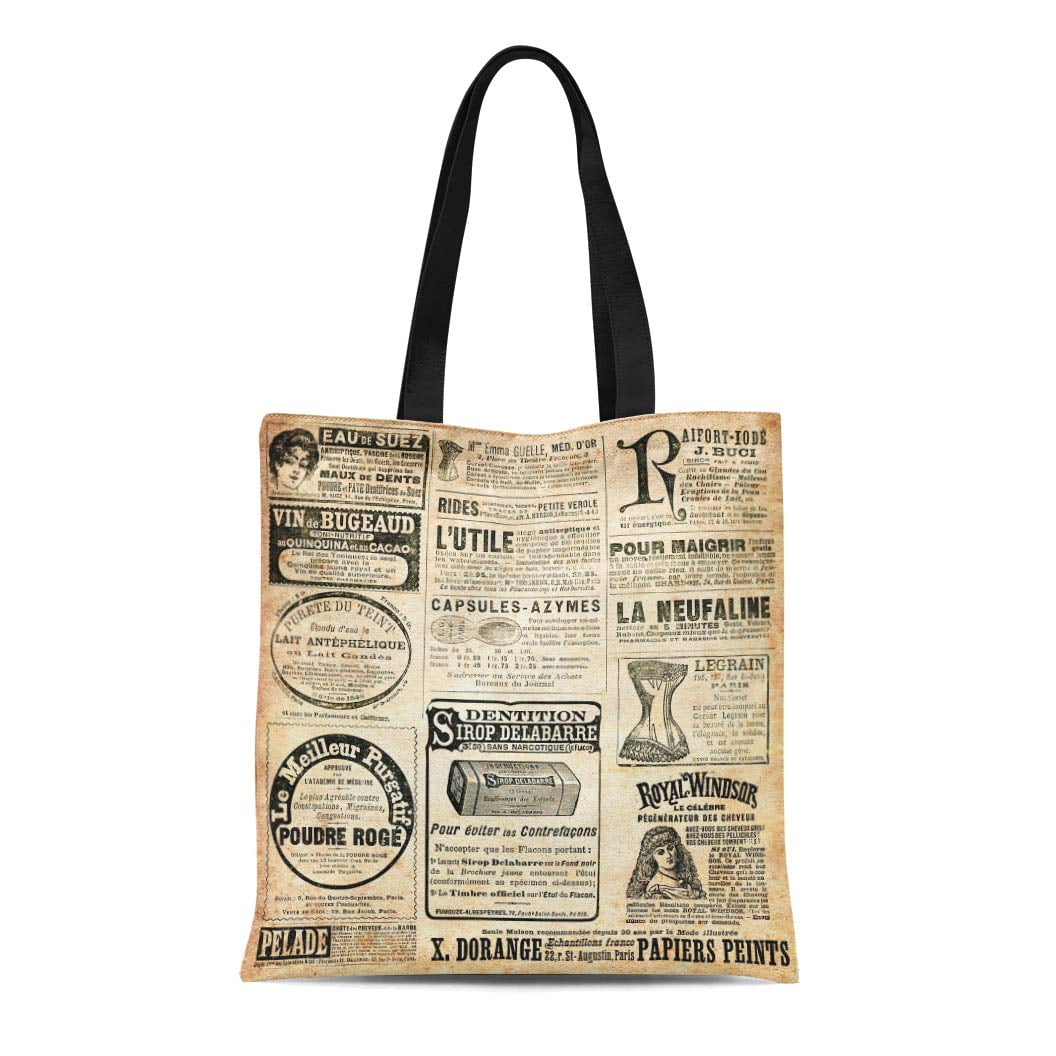 バッグ VINTAGE NEWSPAPER BAG DEADSTOCK バッグ VINTAGE NEWSPAPER BAG DEADSTOCK 1940's〜 Unknown