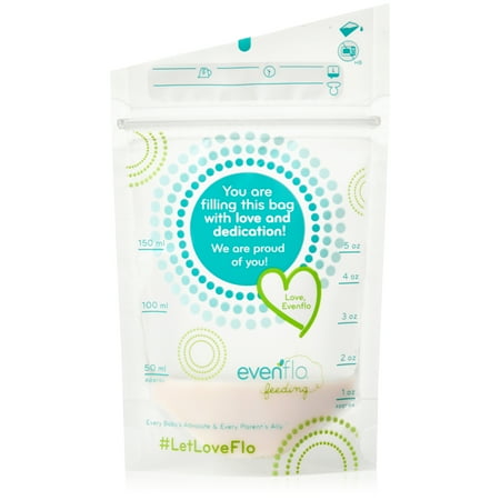 Evenflo Feeding Advanced Breast Milk Storage Bags - 5oz, 80ct