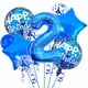 thumbnail image 1 of Set de globos con temática azul para segundo cumpleaños, 11 unidades | Happy Birthday, 1 of 2