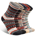 thumbnail image 6 of COOPLUS Mens Winter Warm Socks Men Wool Hiking Socks 5 Pairs, 6 of 6