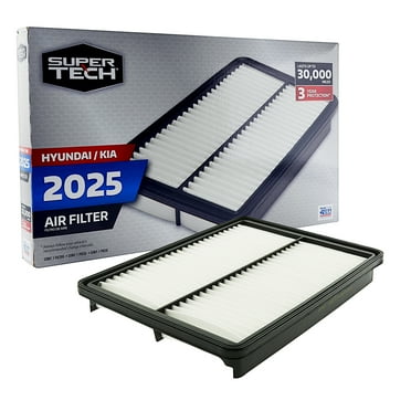Super Tech 2025 Engine Air Filter, Replacement Filter for Hyundai and Kia