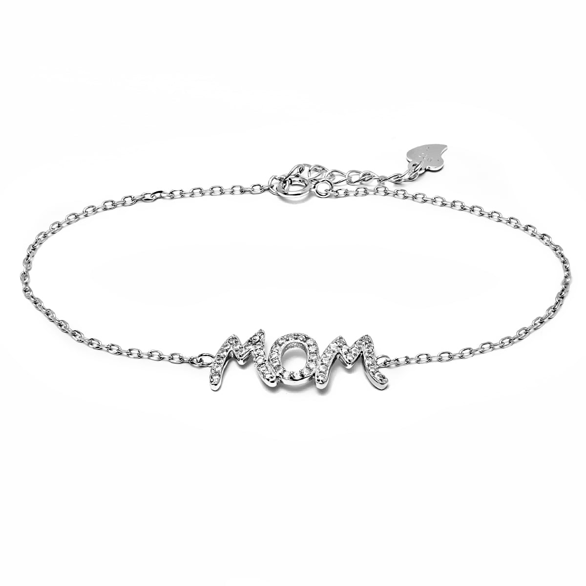 Connections from Hallmark Stainless Steel Limited Edition Mom Charm