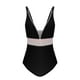 thumbnail image 5 of Traje de baño de bikini de verano para mujer, de color liso, con cojín en el pecho y sin soporte de acero, sin espalda, con tirantes, de nailon., 5 of 5