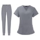 thumbnail image 4 of Conjunto de ropa de trabajo Salvador para mujer enfermera gris L, 4 of 8