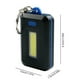 thumbnail image 3 of 4 piezas de llavero con linterna LED COB portátil de color aleatorio, 3 modos, llavero, luz de flash, lámpara de bolsillo, luz de emergencia, 3 of 6