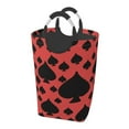 thumbnail image 1 of DouZhe 50L Rectangular Laundry Basket, Spades Game Poker Prints Waterproof Foldable Laundry Hamper with Aluminum Handles, 1 of 6