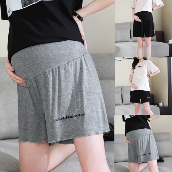 THDHVS Maternity Shorts,Maternity Shorts for Women,Maternity Shorts for Women Made From Soft and Stretchy Fabric for All-Day Wear Comfortable Piece for Your Maternity Clothes Collection