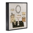 thumbnail image 2 of Stupell Industries Farmhouse Vintage Luxurious Bathroom Black Framed Giclee Art, 12 x 12, by Janet Tava, 2 of 7
