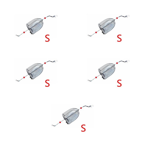 Naiovety Accesorios para jaula de cebo de pesca, alambre para acuario, trampa cónica, cesta, alimentador, soporte, conector, Terminal, aparejos, equipo Type2 NO2 Naiovety CBP000080